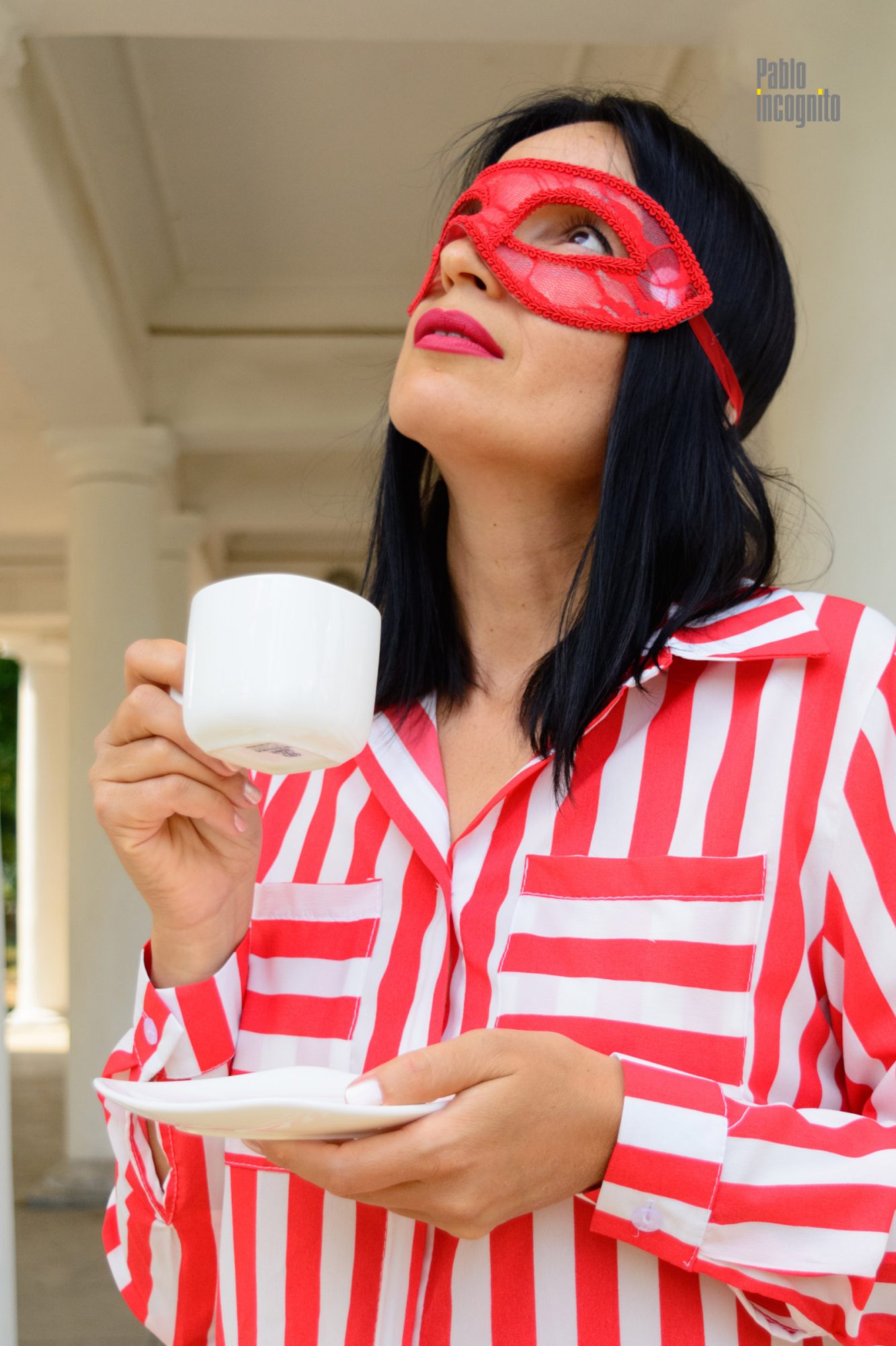 Striped Dress And Tea In The Rotunda Photo Nude Pablo Incognito