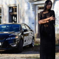 Nude photoshoot with a "police" car. Pablo Incognito