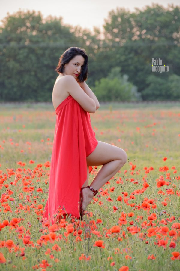 Evening Poppies Nude Photo Session In The Field At Sunset Pablo Incognito