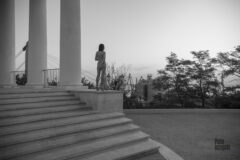Naked girl in Odessa near the Vorontsov Colonnade. Nude photographer Pablo Incognito