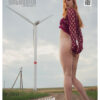 Poster - Girl bottomless and windmills nude photo by Pablo Incognito
